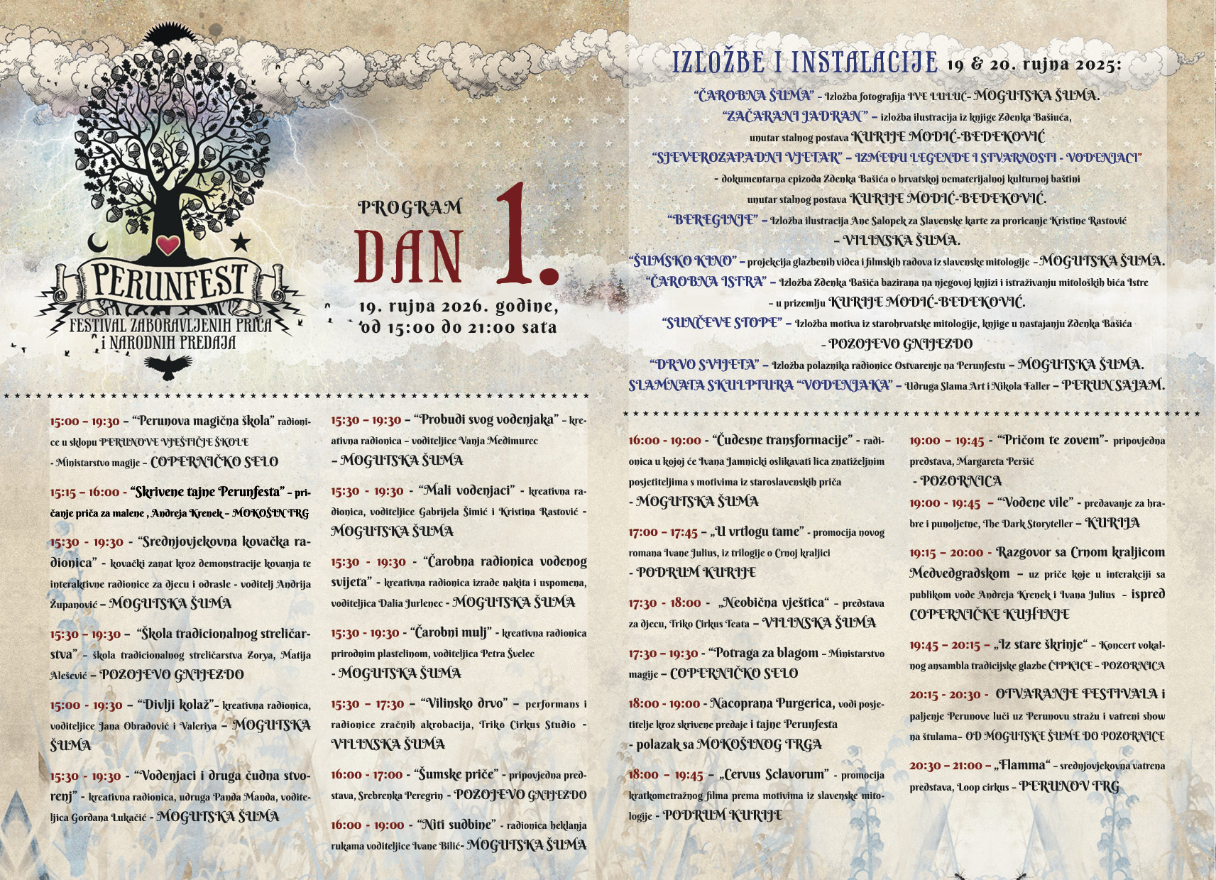 Program Perunfest 2026 — DAN 1